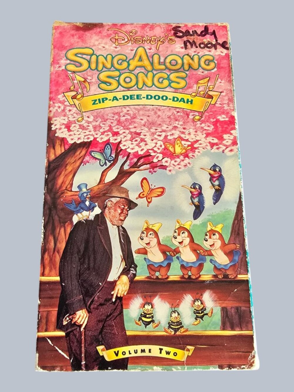 Walt Disney Sing Along Songs Zip A Dee Doo Dah Volume Two 2 (VHS, 1986)